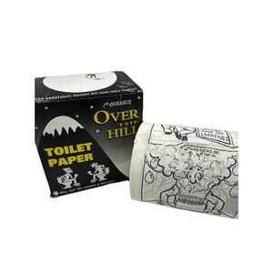 Vintage NOS Magique's "Over The Hill Toilet" Paper Roll In Original Box {22}